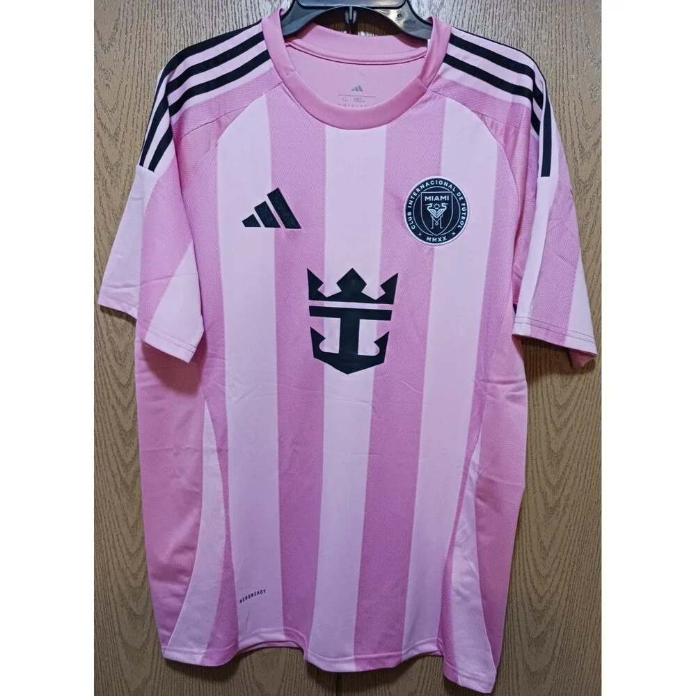 Lionel Messi (Adidas)-(Inter)-(Miami)-(Pink)-(Jersey)-(New)-(Size:XL)-$100.00 - Picture 1 of 11